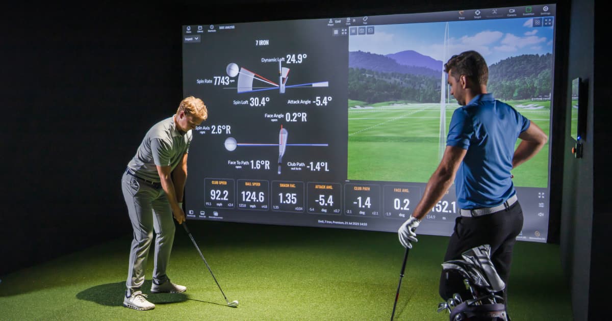 Trackman Performance Studio + Virtual Golf 3