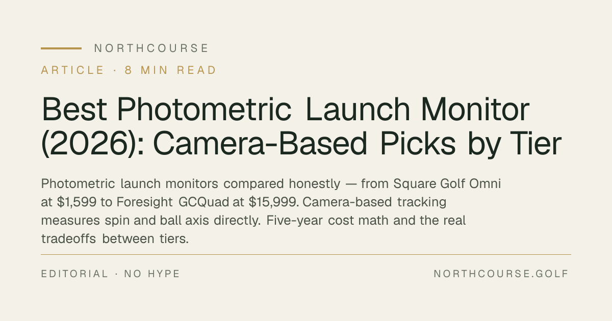 Best Photometric Launch Monitor (2026): Camera-Based Picks by Tier